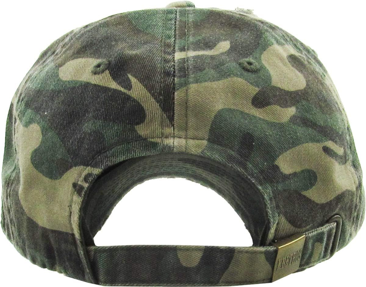 Vintage Distressed Baseball Cap - USA Military Thin Blue Line & Thin Red Line, Unisex Adjustable Dad Hat