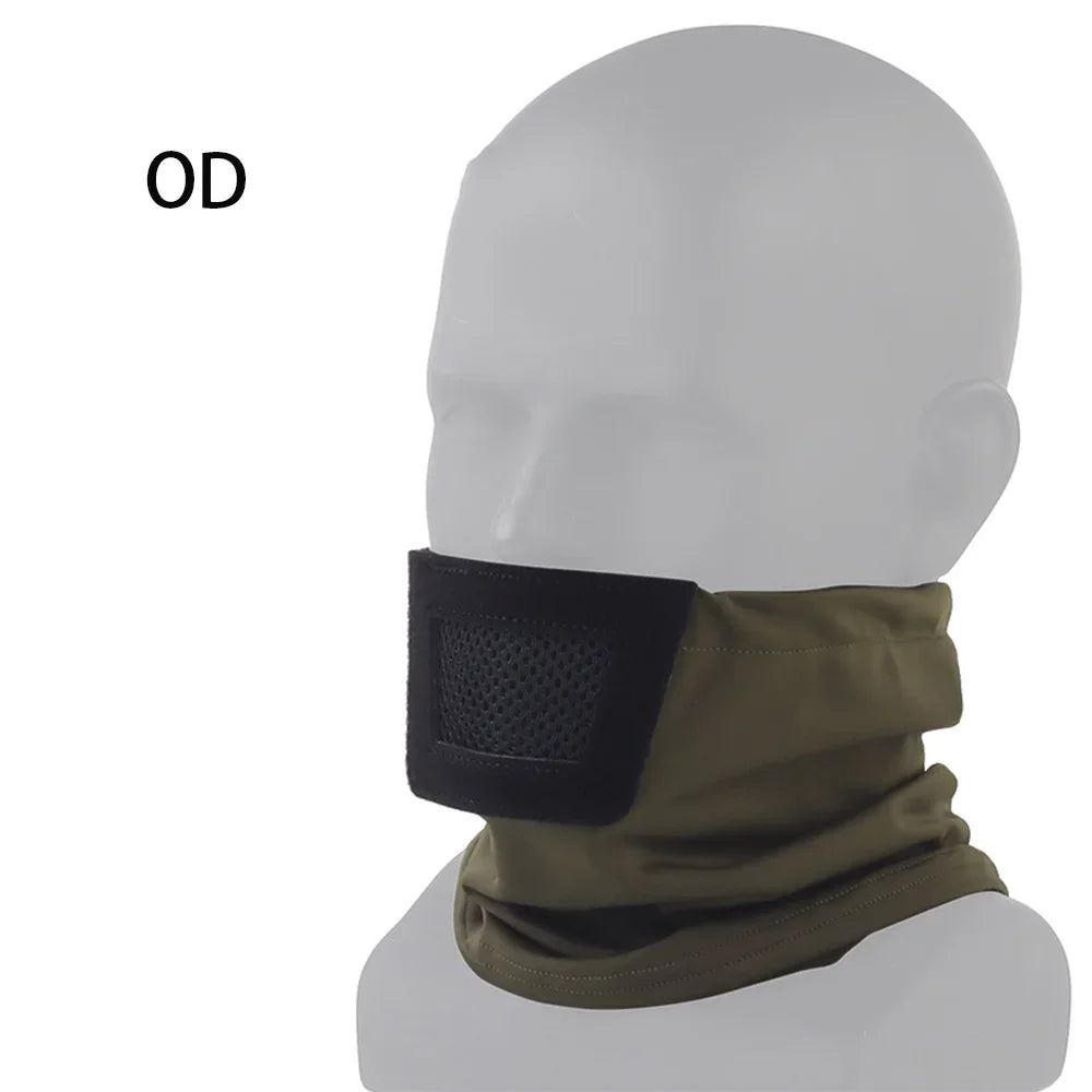 Tactical Half Face Mask Knight Mask Windproof Breathable Face Headgear for Hiking Cycling Wargame Shooting Hunting Accessories