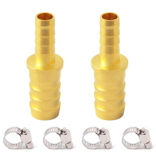 Novritsch ↔ ExFog Tubing Adapter – Stainless Steel Hose Barb Reducer (5/16” to 3/16”) – Pack of 2 - SignalAndSteel