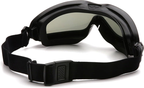 Pyramex V2G Plus Anti - Fog Safety Goggles – Dual Gray Lens Tactical Eye Protection - SignalAndSteel