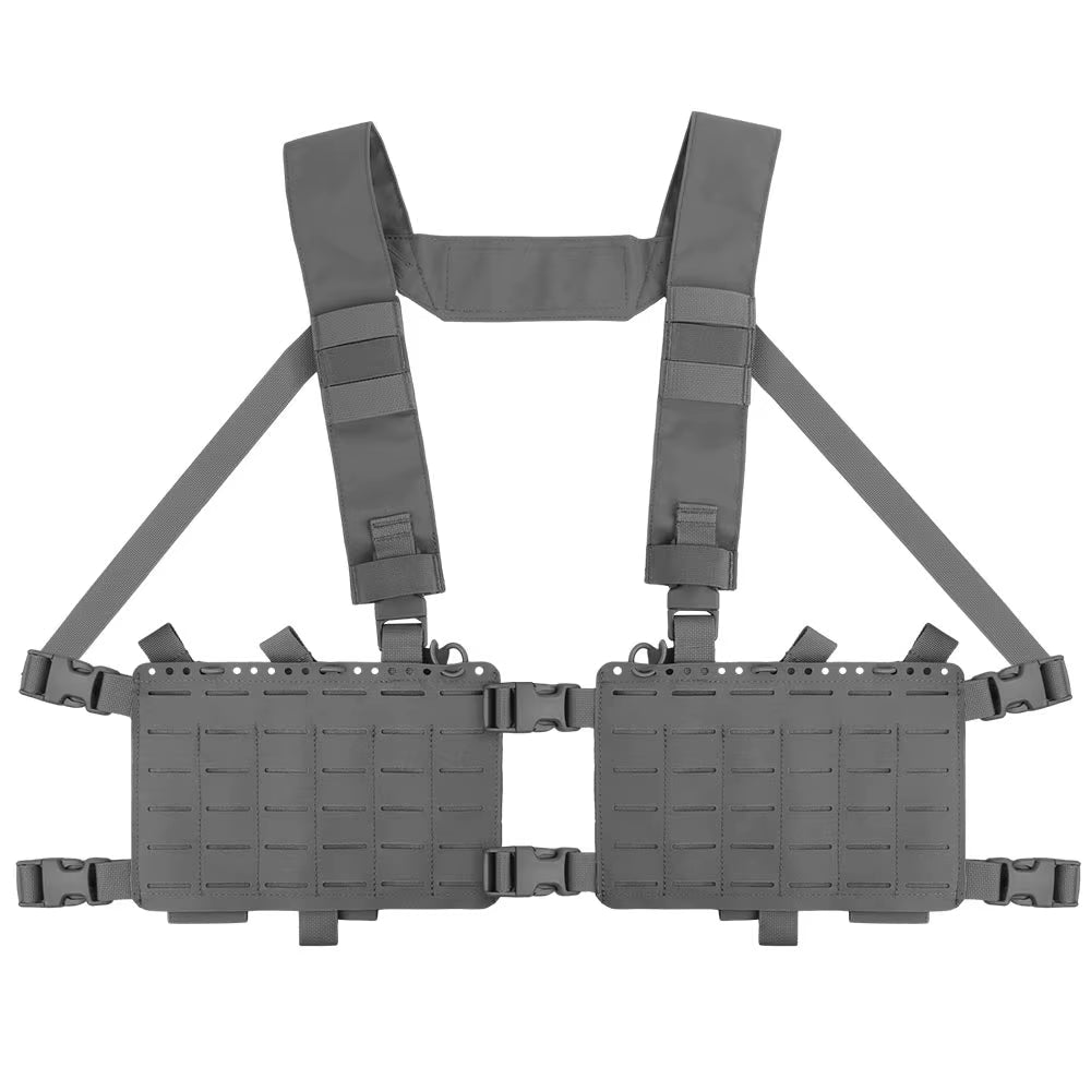 Signal & Steel Alpha Modular Chest Rig Kit – Tactical MOLLE Chest Rig with Expansion Backpack - SignalAndSteel