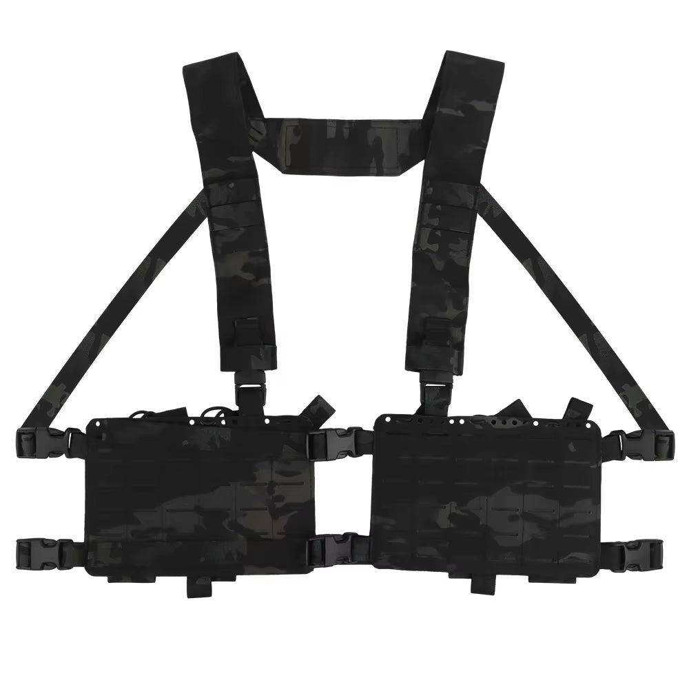 Signal & Steel Alpha Modular Chest Rig Kit – Tactical MOLLE Chest Rig with Expansion Backpack - SignalAndSteel
