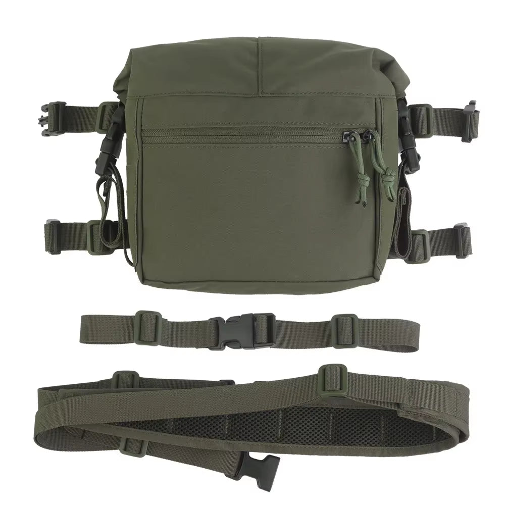 Signal & Steel Alpha Modular Chest Rig Kit – Tactical MOLLE Chest Rig with Expansion Backpack - SignalAndSteel