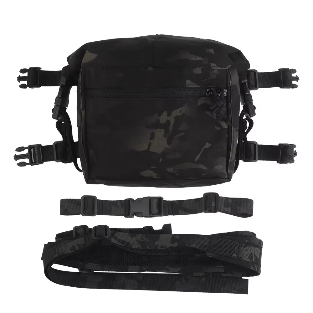 Signal & Steel Alpha Modular Chest Rig Kit – Tactical MOLLE Chest Rig with Expansion Backpack - SignalAndSteel