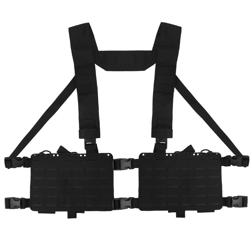 Signal & Steel Alpha Modular Chest Rig Kit – Tactical MOLLE Chest Rig with Expansion Backpack - SignalAndSteel