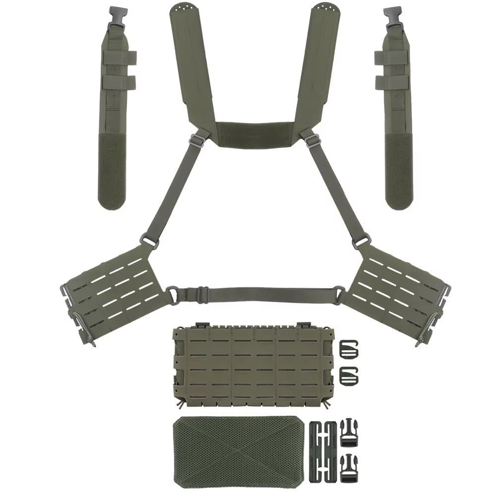 Signal & Steel ARC Gen3 Chest Rig – Quick Release MOLLE Micro Rig with Triple 5.56 Mag Pouch - SignalAndSteel