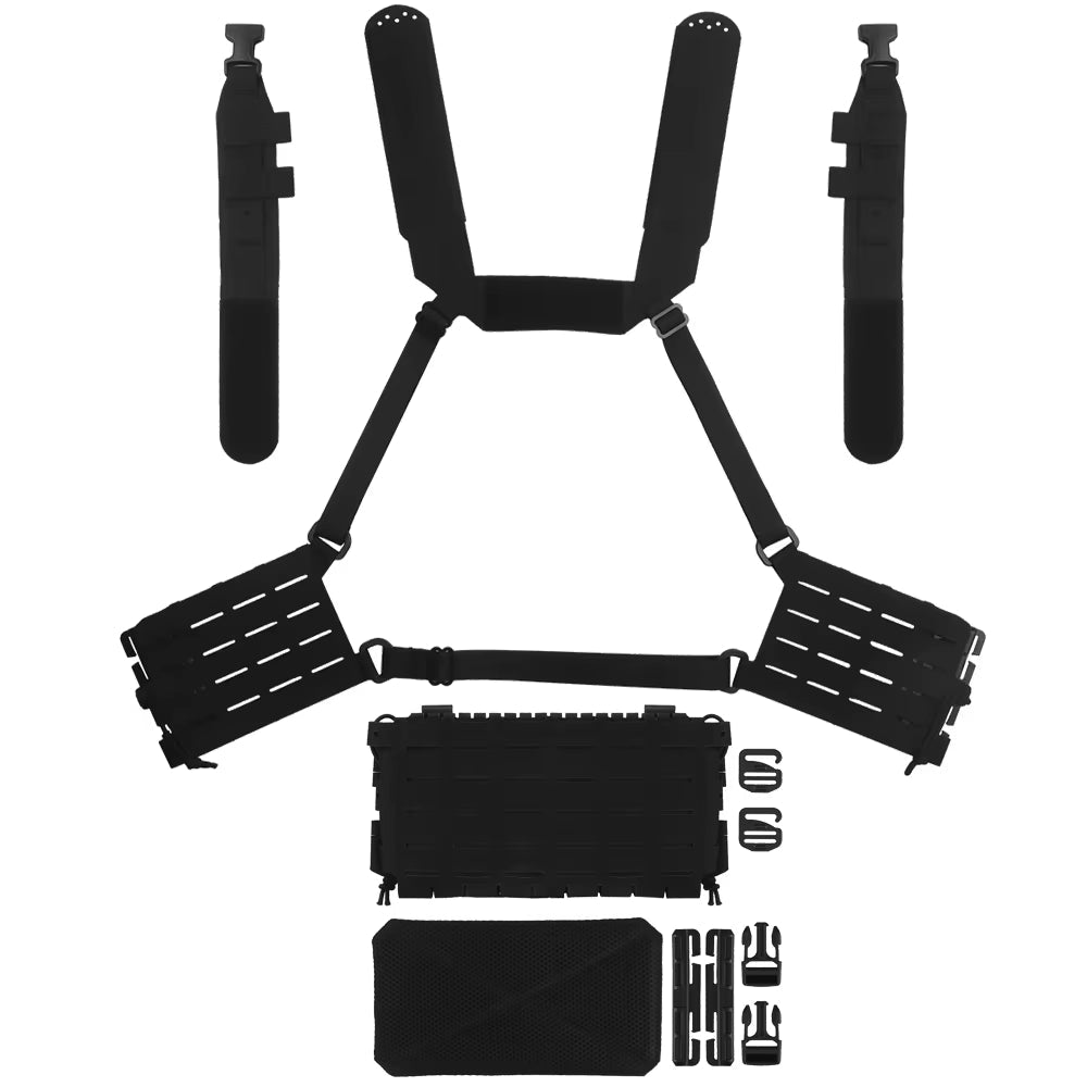 Signal & Steel ARC Gen3 Chest Rig – Quick Release MOLLE Micro Rig with Triple 5.56 Mag Pouch - SignalAndSteel