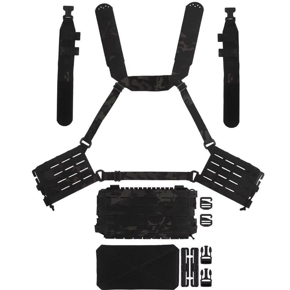 Signal & Steel ARC Gen3 Chest Rig – Quick Release MOLLE Micro Rig with Triple 5.56 Mag Pouch - SignalAndSteel