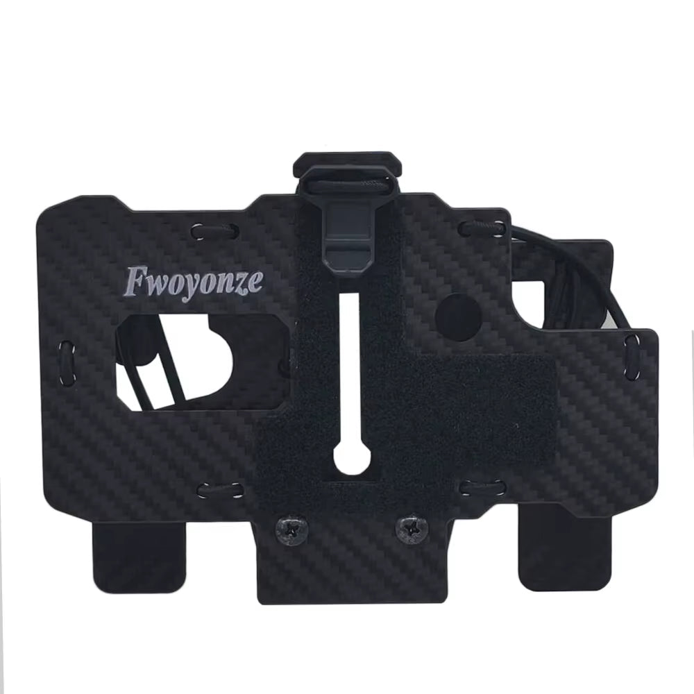 Signal & Steel Carbon Fiber MOLLE Navigation Board – Folding Tactical Phone Mount for Chest Rigs & Plate Carriers - SignalAndSteel