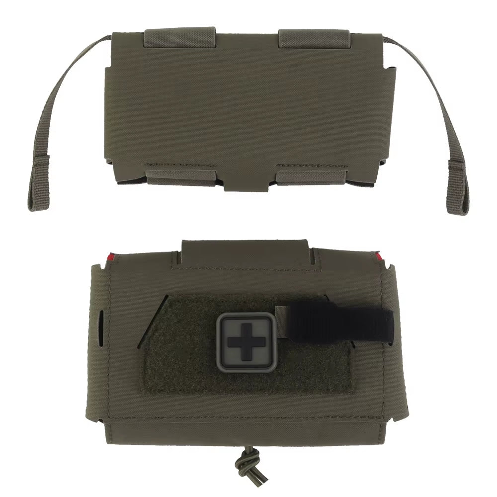 Signal & Steel Compact Trauma IFAK Pouch V3 – Tactical MOLLE Medical Kit Carrier - SignalAndSteel