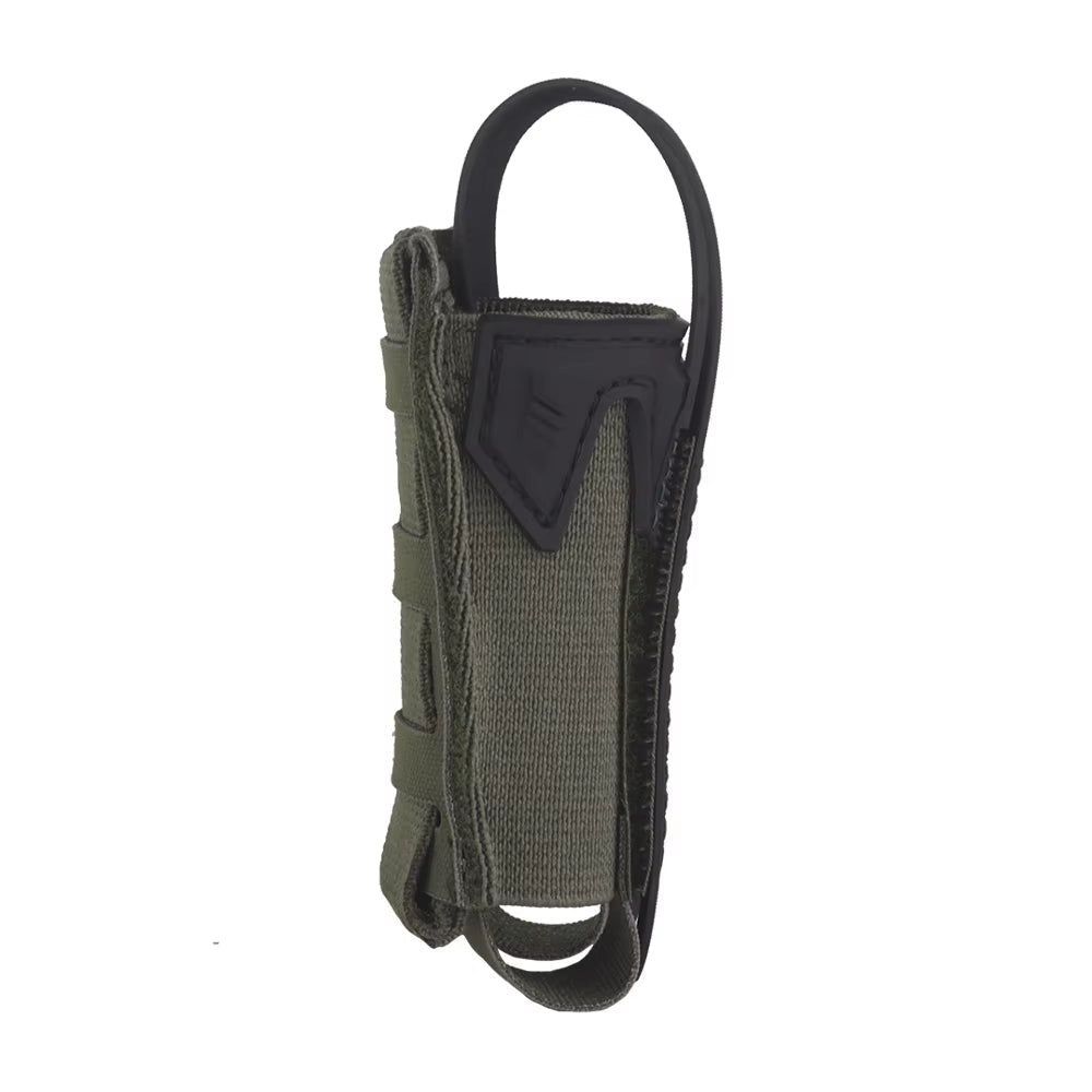 Signal & Steel Convertible 9mm Pistol Mag Pouch – MOLLE Single Magazine Holder (Covered or Open) - SignalAndSteel