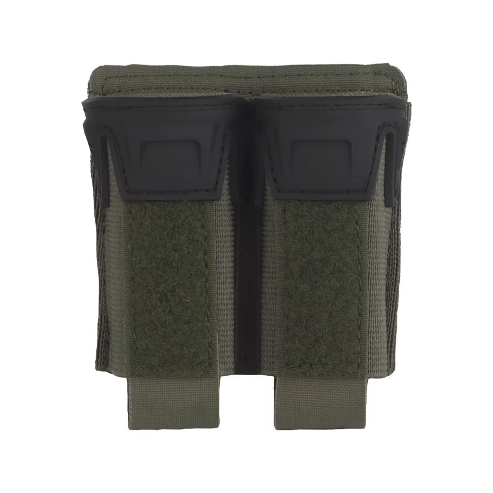 Signal & Steel Convertible 9mm Pistol Mag Pouch – MOLLE Single Magazine Holder (Covered or Open) - SignalAndSteel