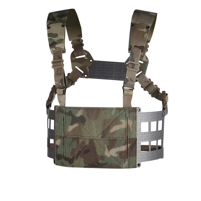 Signal & Steel Extended Chest Rig V2 – MOLLE Modular Front Rig with Admin Storage - SignalAndSteel