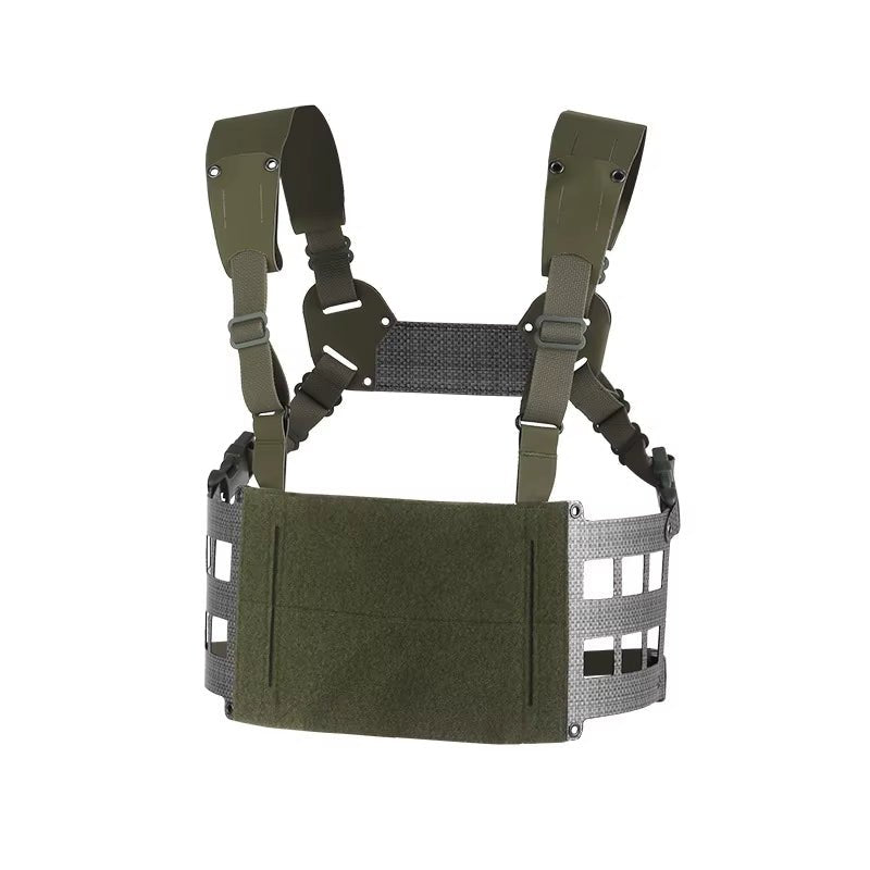 Signal & Steel Extended Chest Rig V2 – MOLLE Modular Front Rig with Admin Storage - SignalAndSteel
