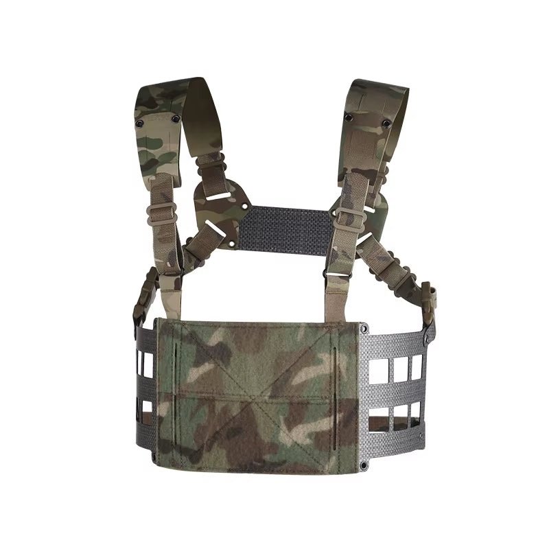 Signal & Steel Extended Chest Rig V2 – MOLLE Modular Front Rig with Admin Storage - SignalAndSteel