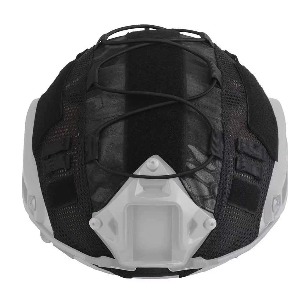 Signal & Steel FAST Helmet Camouflage Cover – Tactical Airsoft Helmet Cover with Elastic Retention - SignalAndSteel