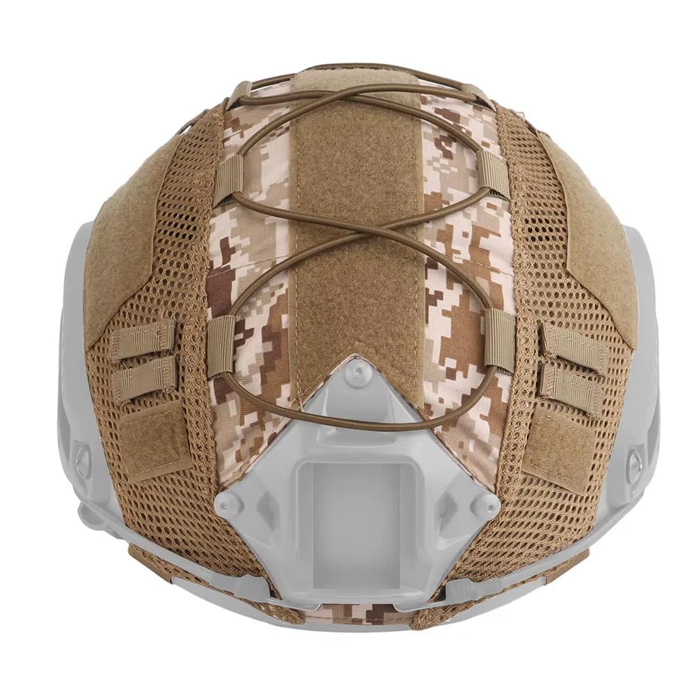 Signal & Steel FAST Helmet Camouflage Cover – Tactical Airsoft Helmet Cover with Elastic Retention - SignalAndSteel