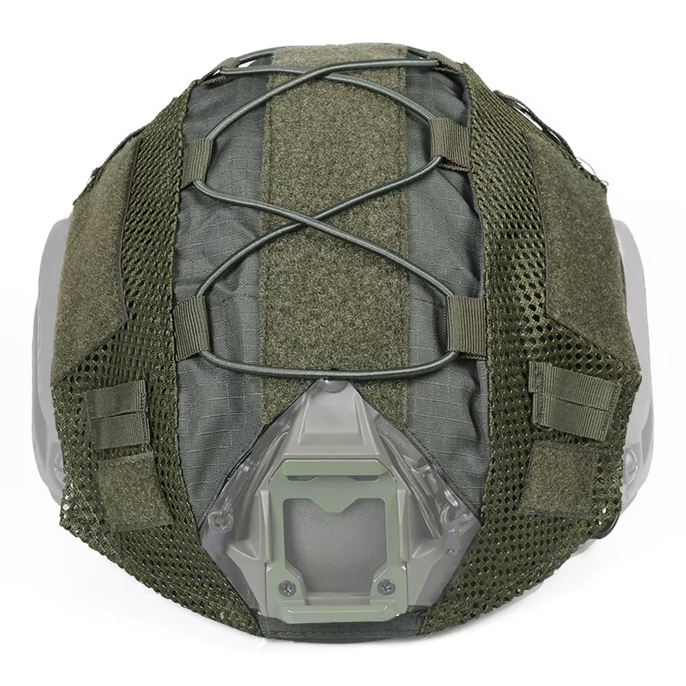 Signal & Steel FAST Helmet Camouflage Cover – Tactical Airsoft Helmet Cover with Elastic Retention - SignalAndSteel