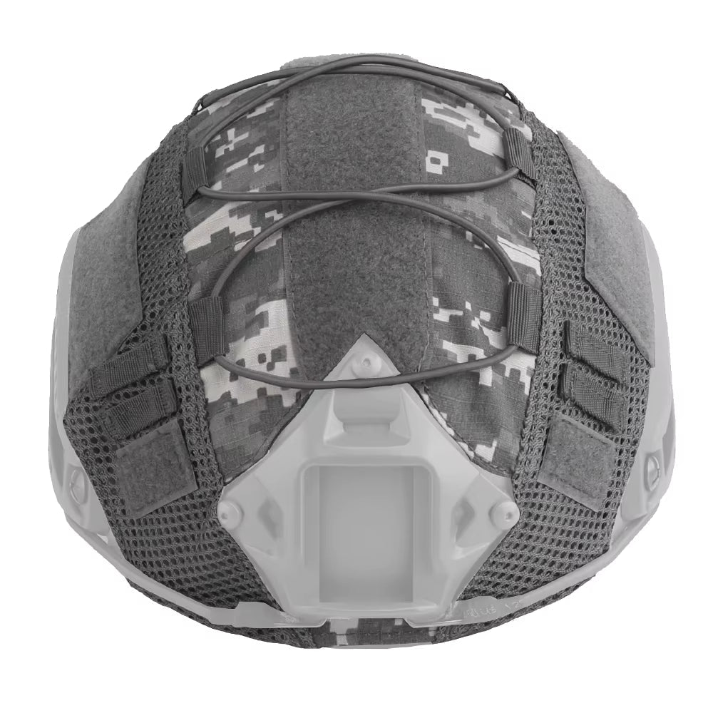 Signal & Steel FAST Helmet Camouflage Cover – Tactical Airsoft Helmet Cover with Elastic Retention - SignalAndSteel