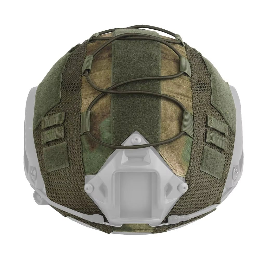 Signal & Steel FAST Helmet Camouflage Cover – Tactical Airsoft Helmet Cover with Elastic Retention - SignalAndSteel
