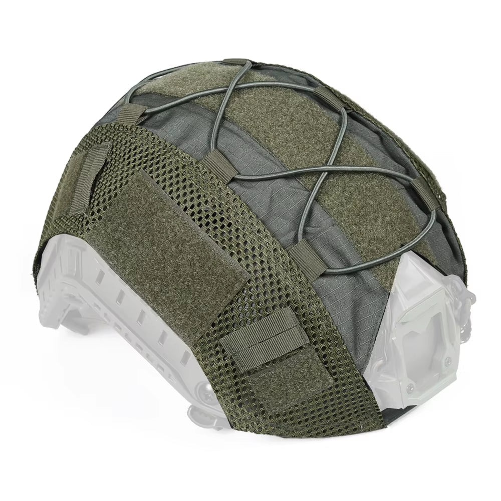 Signal & Steel FAST Helmet Camouflage Cover – Tactical Airsoft Helmet Cover with Elastic Retention - SignalAndSteel