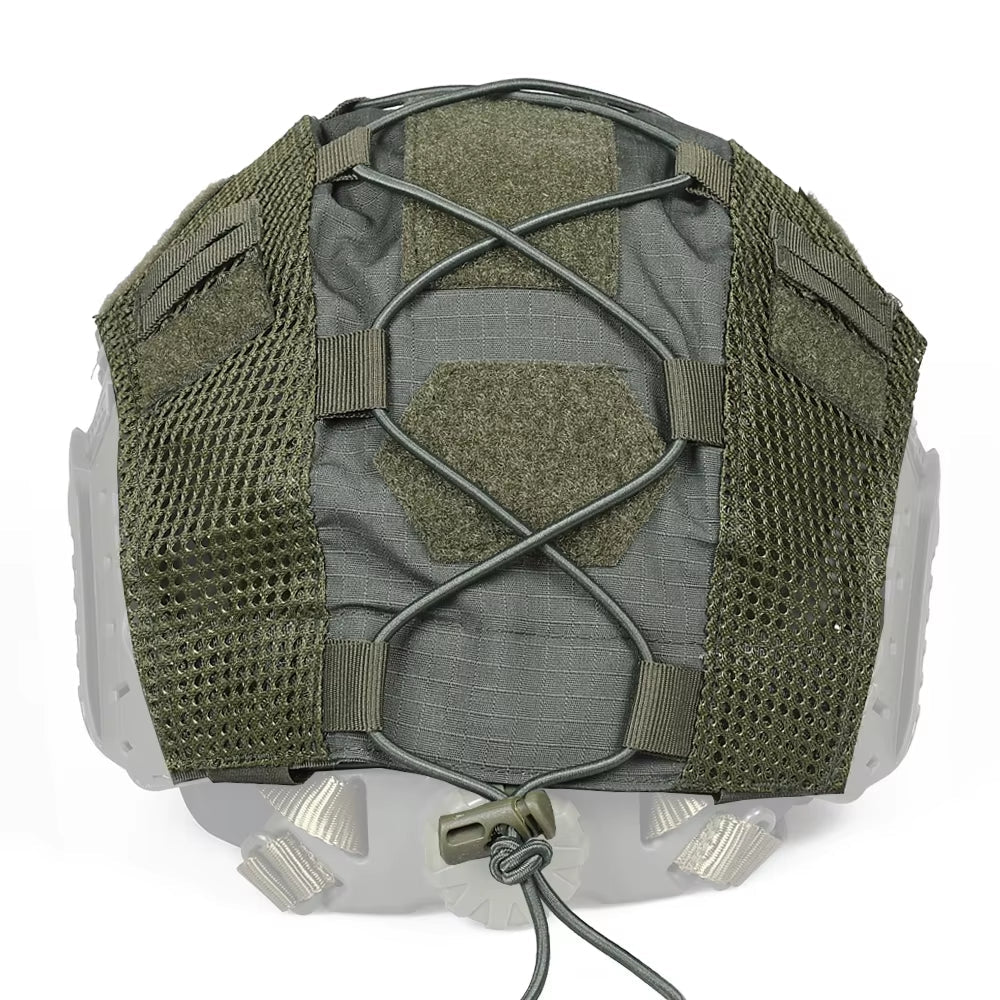 Signal & Steel FAST Helmet Camouflage Cover – Tactical Airsoft Helmet Cover with Elastic Retention - SignalAndSteel