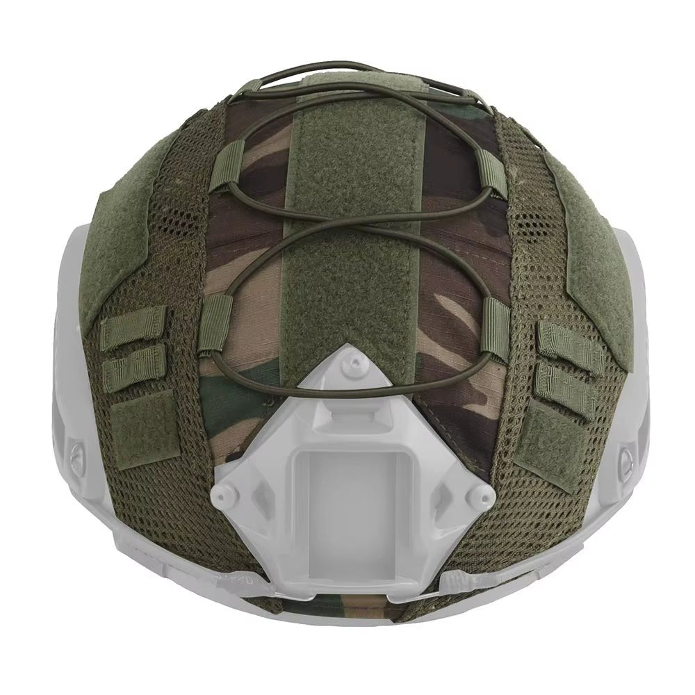 Signal & Steel FAST Helmet Camouflage Cover – Tactical Airsoft Helmet Cover with Elastic Retention - SignalAndSteel