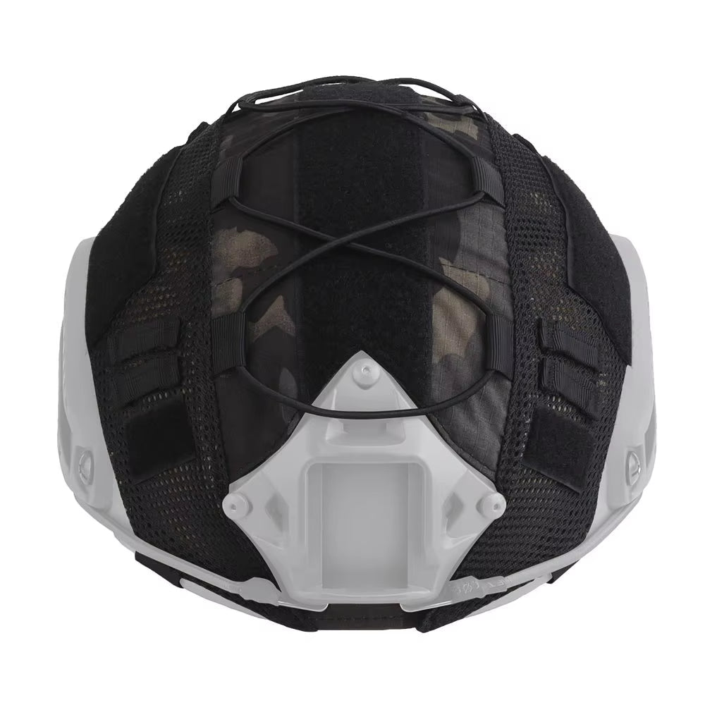Signal & Steel FAST Helmet Camouflage Cover – Tactical Airsoft Helmet Cover with Elastic Retention - SignalAndSteel