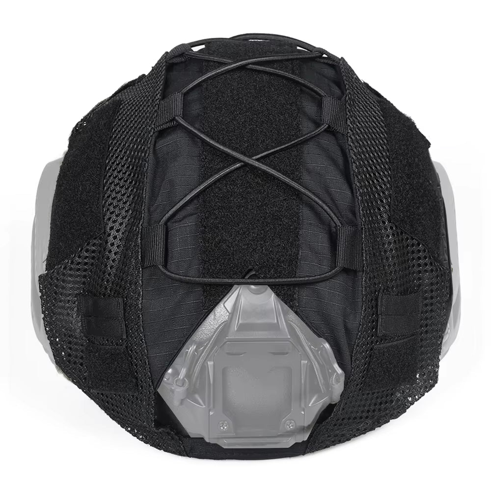 Signal & Steel FAST Helmet Camouflage Cover – Tactical Airsoft Helmet Cover with Elastic Retention - SignalAndSteel