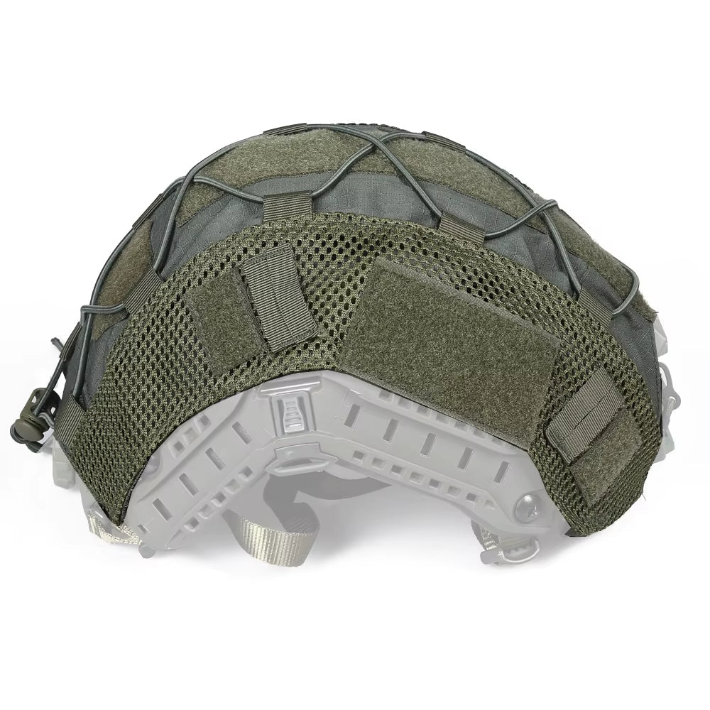 Signal & Steel FAST Helmet Camouflage Cover – Tactical Airsoft Helmet Cover with Elastic Retention - SignalAndSteel