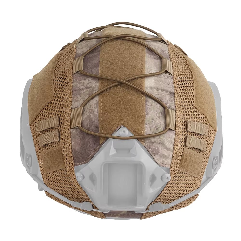 Signal & Steel FAST Helmet Camouflage Cover – Tactical Airsoft Helmet Cover with Elastic Retention - SignalAndSteel
