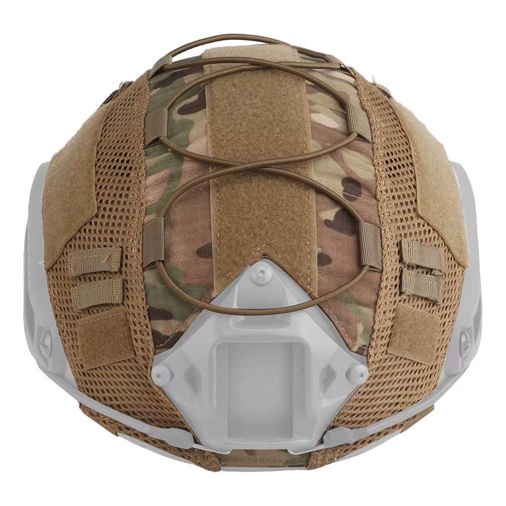 Signal & Steel FAST Helmet Camouflage Cover – Tactical Airsoft Helmet Cover with Elastic Retention - SignalAndSteel