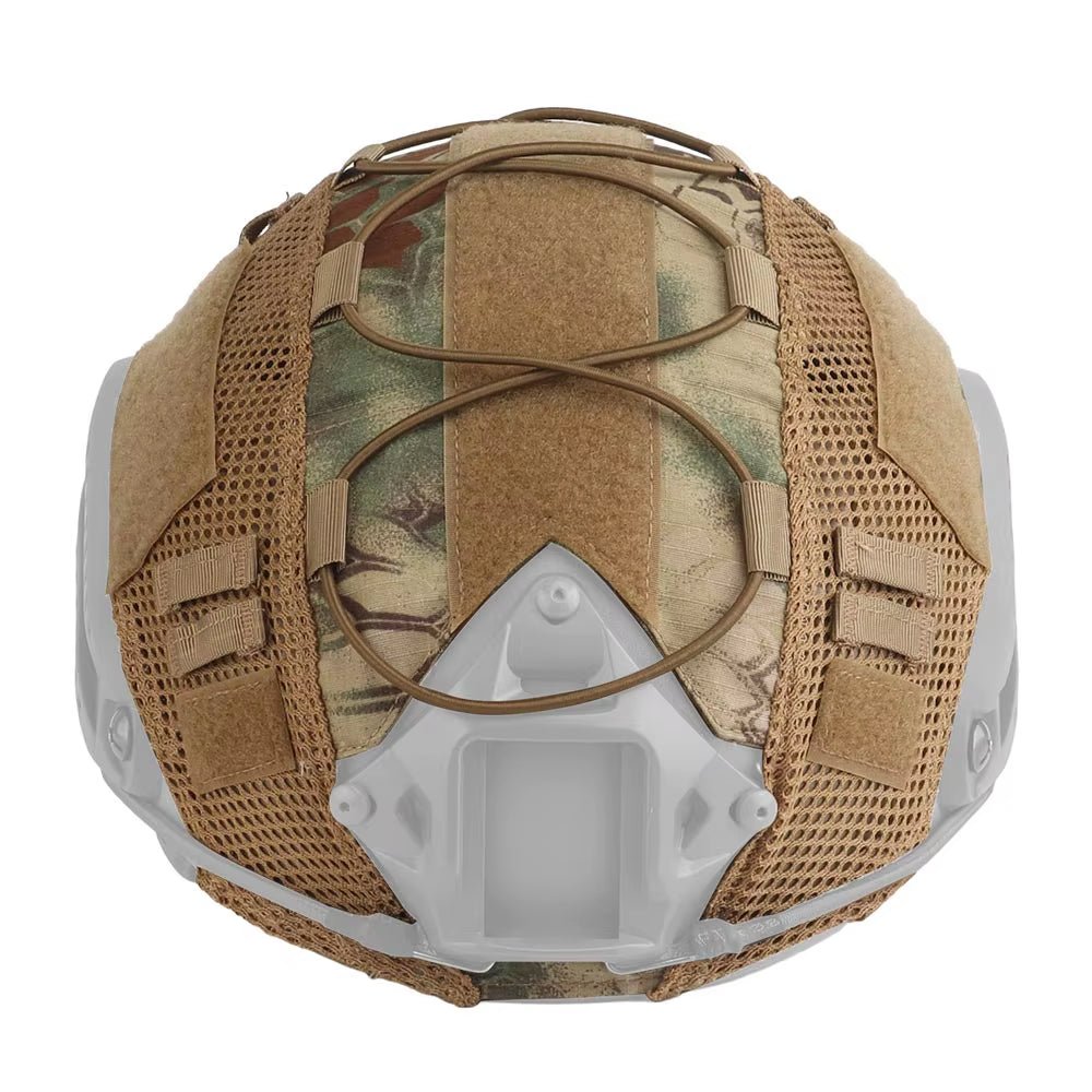 Signal & Steel FAST Helmet Camouflage Cover – Tactical Airsoft Helmet Cover with Elastic Retention - SignalAndSteel