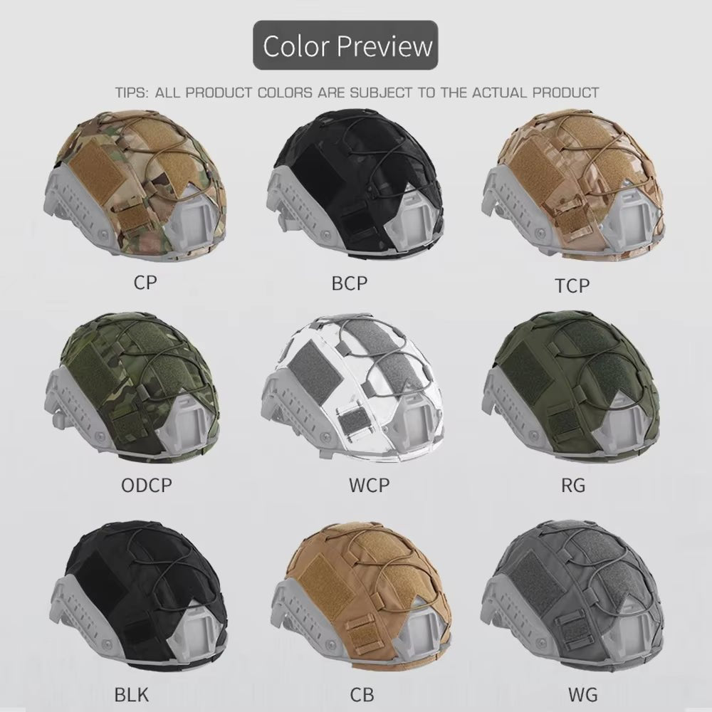 Signal & Steel FAST Helmet Cover – Tactical Airsoft Helmet Camouflage Cover - SignalAndSteel