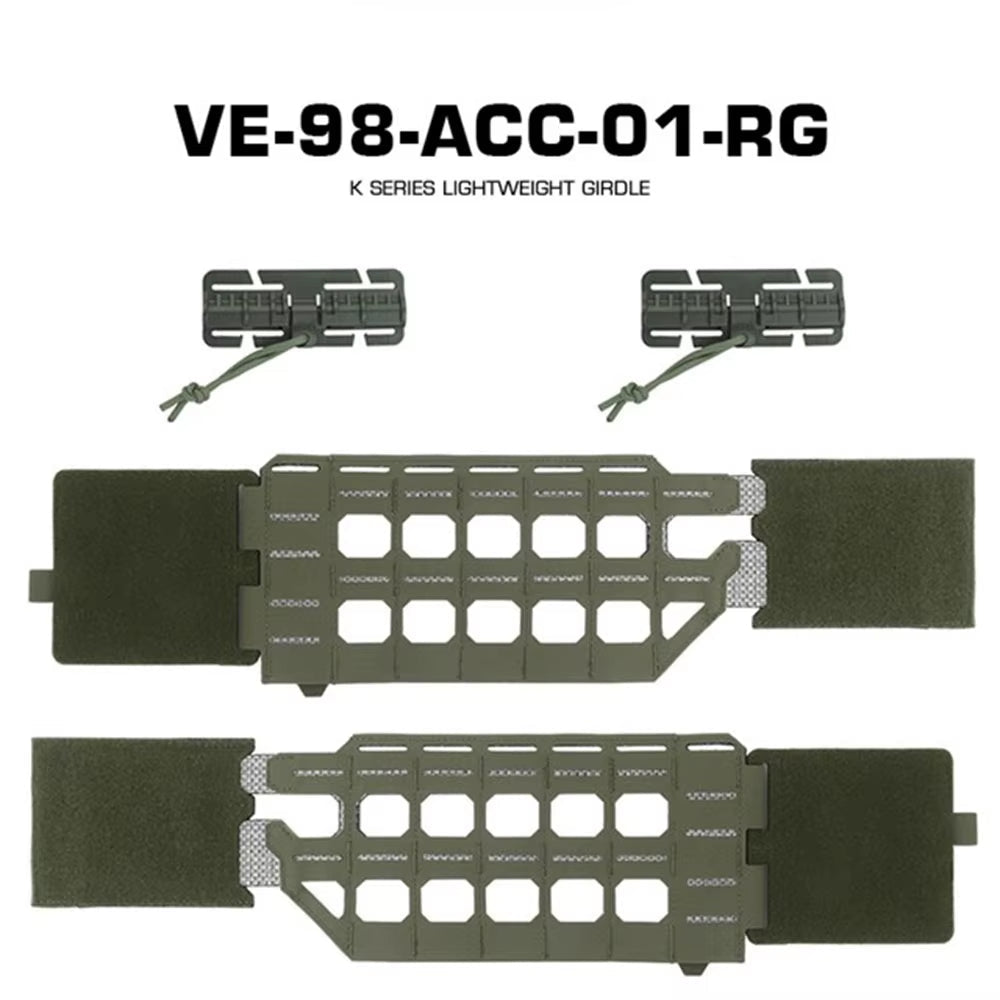 Signal & Steel K - Series Quick Release MOLLE Cummerbund – Lightweight Plate Carrier Side Panel - SignalAndSteel