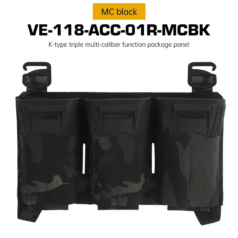 Signal & Steel K - Style Multi - Caliber Triple Mag Placard – 5.56 / SMG Magazine Panel for Plate Carriers - SignalAndSteel