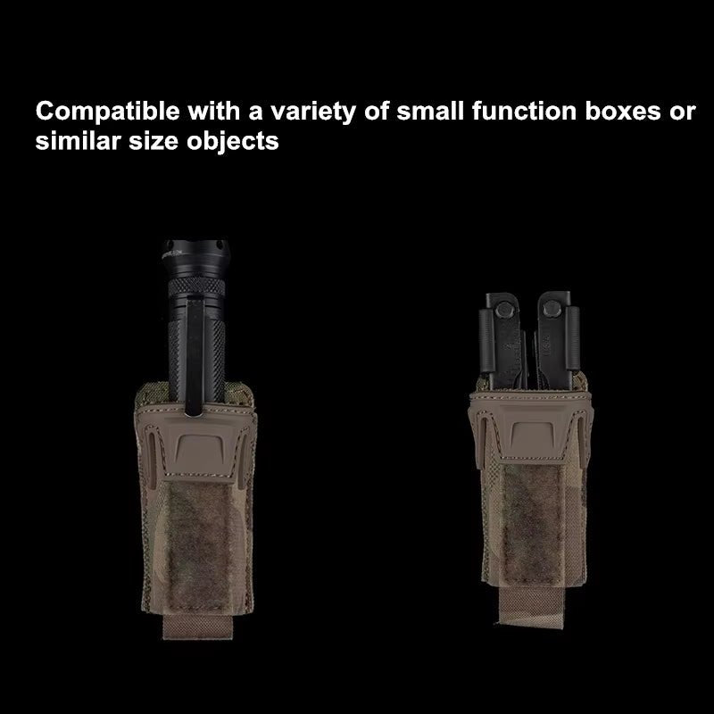 Signal & Steel K - Type 9mm Single Mag Pouch – MOLLE Pistol Magazine Holder (Convertible Open or Covered) - SignalAndSteel