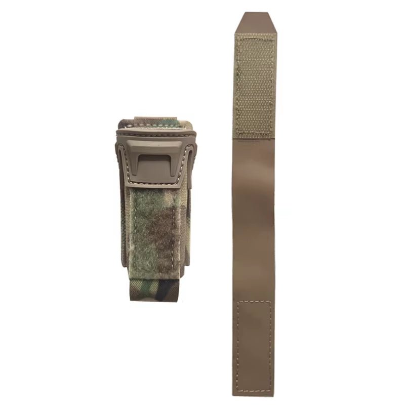 Signal & Steel K - Type 9mm Single Mag Pouch – MOLLE Pistol Magazine Holder (Convertible Open or Covered) - SignalAndSteel