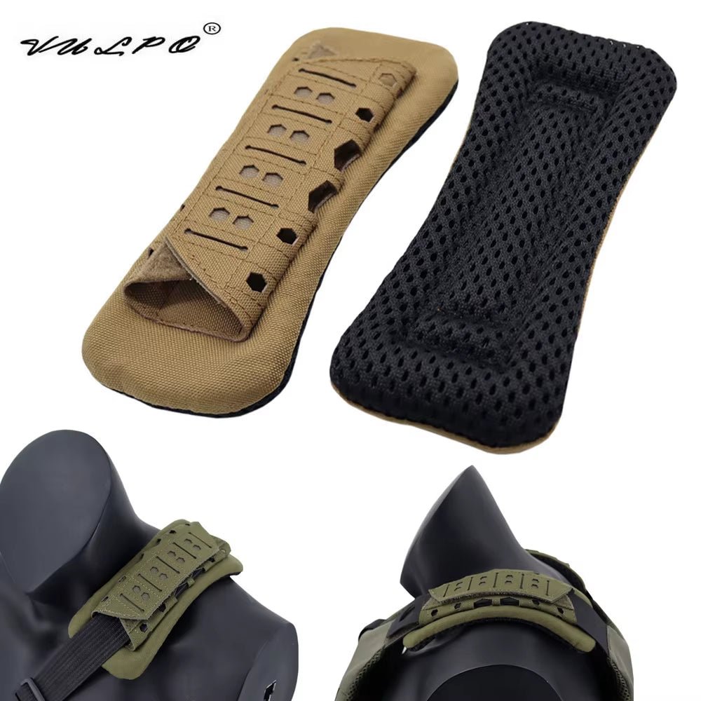 Signal & Steel Laser - Cut Tactical Shoulder Pads – Breathable Mesh Plate Carrier Strap Cushions - SignalAndSteel