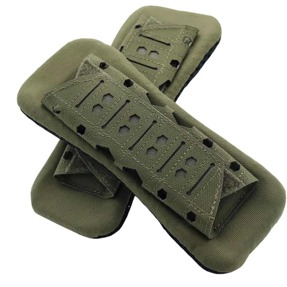 Signal & Steel Laser - Cut Tactical Shoulder Pads – Breathable Mesh Plate Carrier Strap Cushions - SignalAndSteel