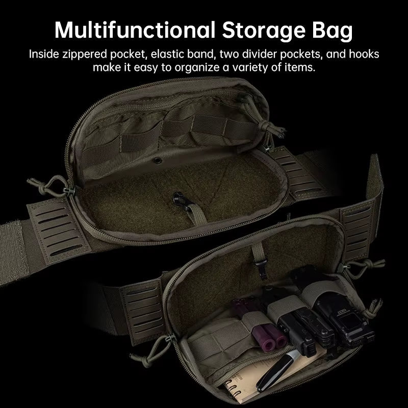 Signal & Steel Layered Admin Pouch – Front Storage Panel for Triple Mag Pouches & Plate Carriers - SignalAndSteel