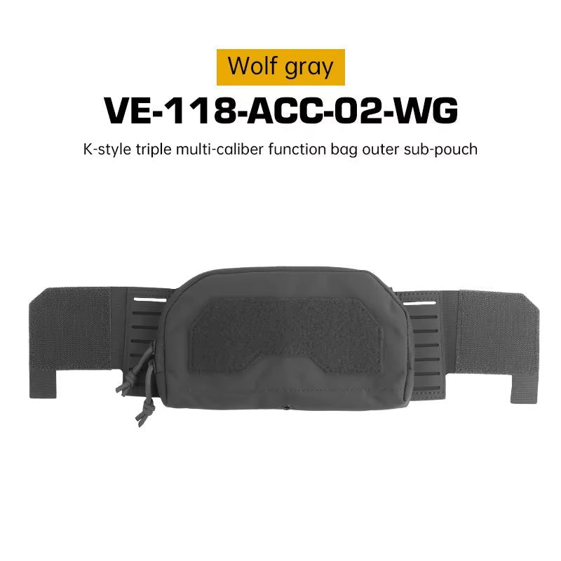 Signal & Steel Layered Admin Pouch – Front Storage Panel for Triple Mag Pouches & Plate Carriers - SignalAndSteel