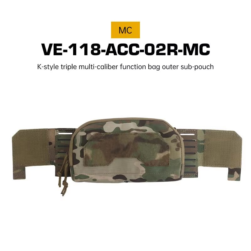 Signal & Steel Layered Admin Pouch – Front Storage Panel for Triple Mag Pouches & Plate Carriers - SignalAndSteel