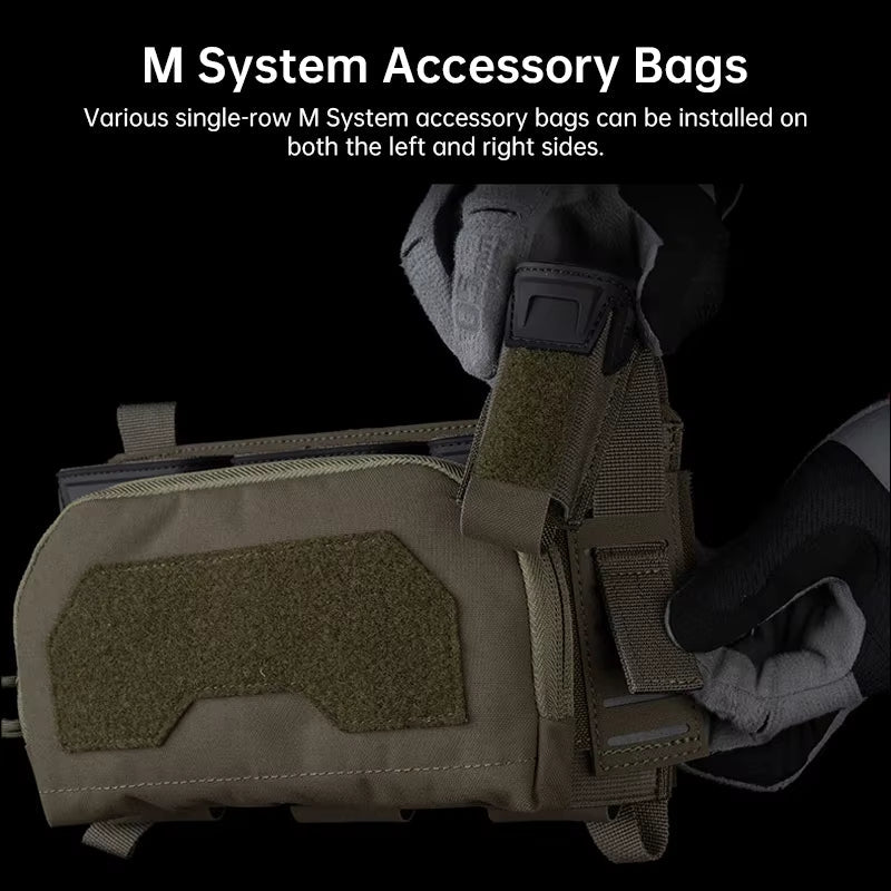 Signal & Steel Layered Admin Pouch – Front Storage Panel for Triple Mag Pouches & Plate Carriers - SignalAndSteel