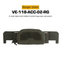 Signal & Steel Layered Admin Pouch – Front Storage Panel for Triple Mag Pouches & Plate Carriers - SignalAndSteel