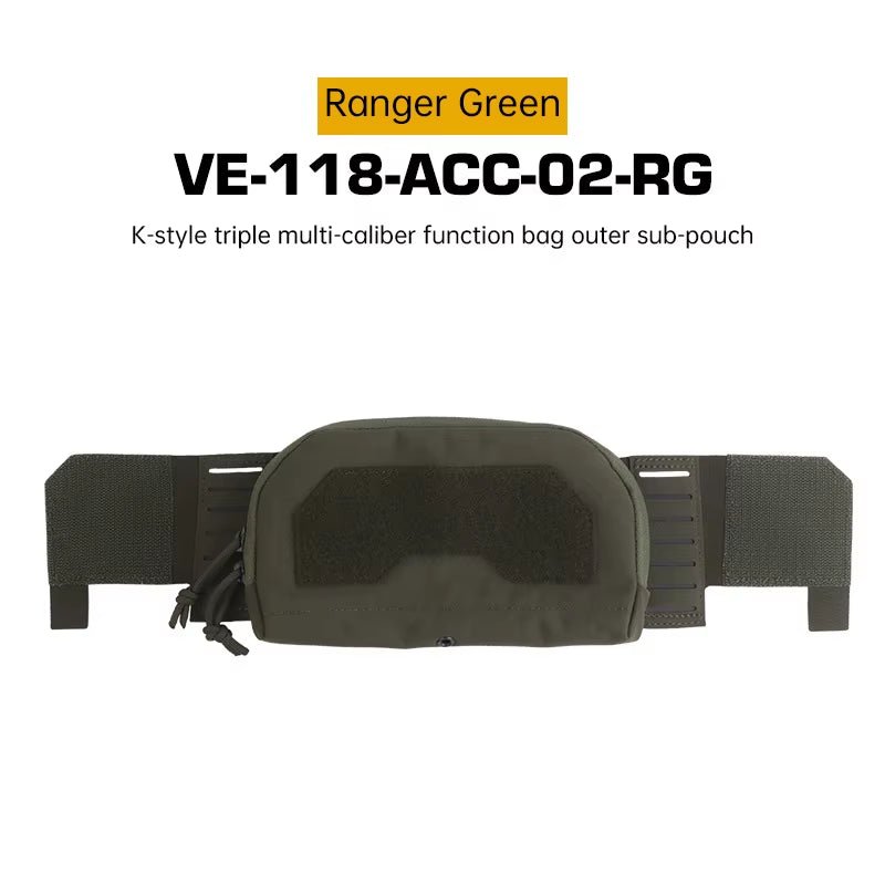Signal & Steel Layered Admin Pouch – Front Storage Panel for Triple Mag Pouches & Plate Carriers - SignalAndSteel