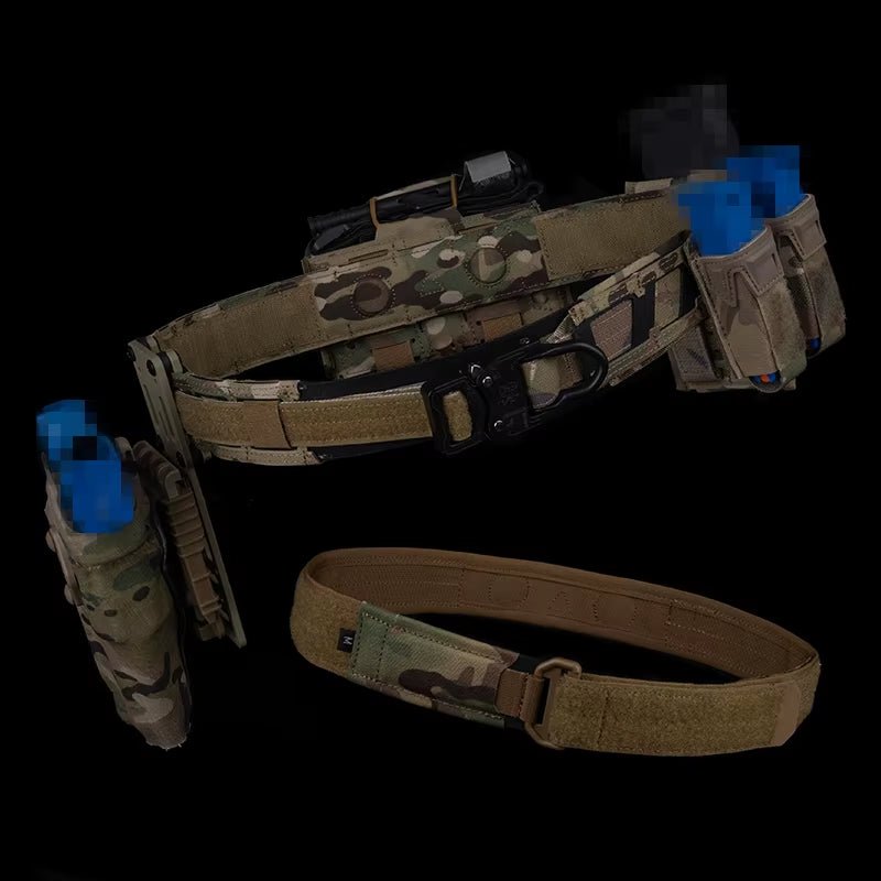Signal & Steel Magnetic MOLLE Battle Belt – Double - Layer Tactical Belt System for Airsoft Loadouts - SignalAndSteel