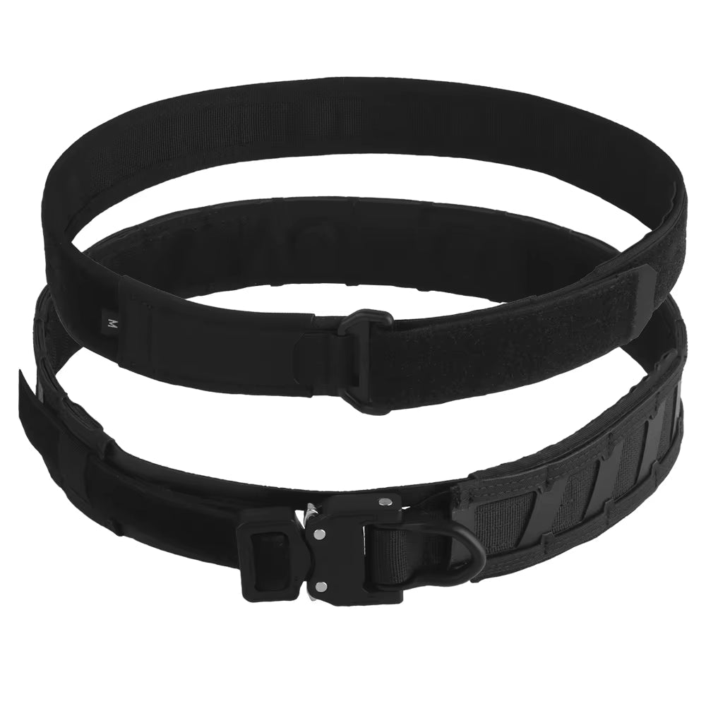 Signal & Steel Magnetic MOLLE Battle Belt – Double - Layer Tactical Belt System for Airsoft Loadouts - SignalAndSteel