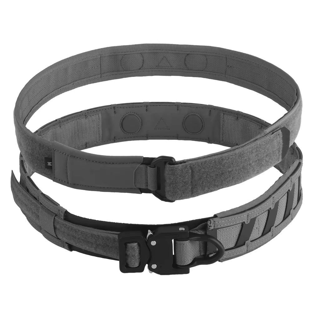 Signal & Steel Magnetic MOLLE Battle Belt – Double - Layer Tactical Belt System for Airsoft Loadouts - SignalAndSteel