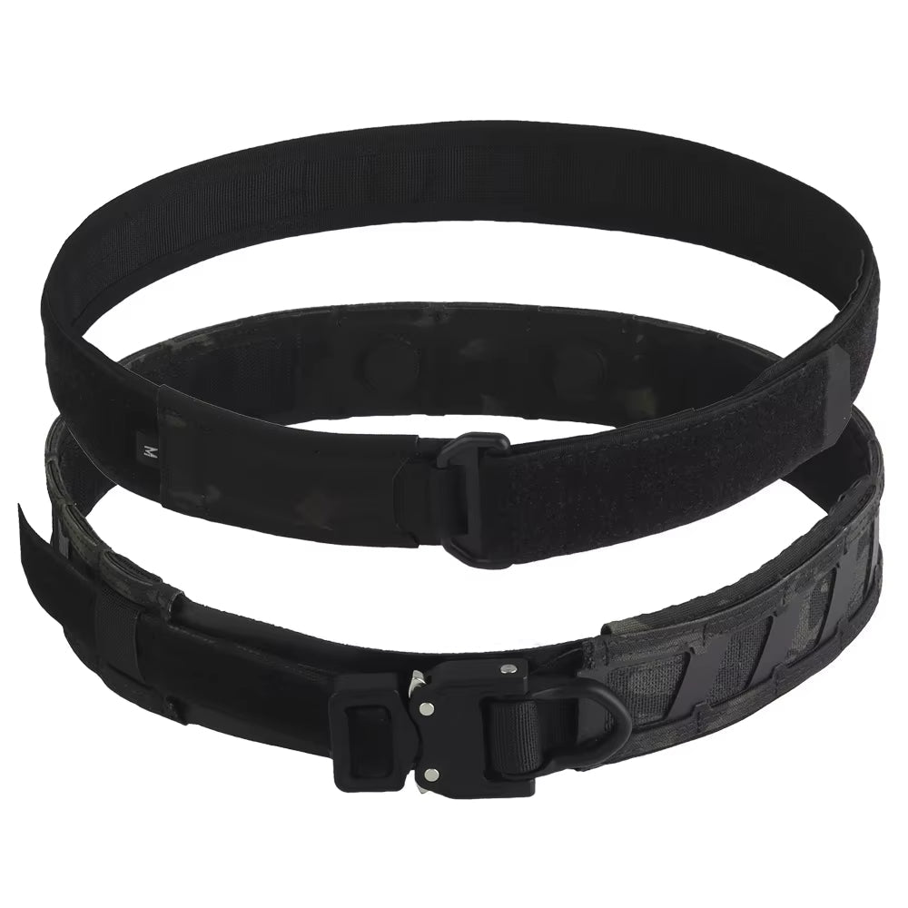 Signal & Steel Magnetic MOLLE Battle Belt – Double - Layer Tactical Belt System for Airsoft Loadouts - SignalAndSteel
